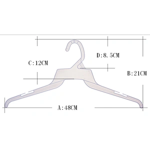 3128-48cm cheap clothes hanger hanger for garment the hanger clothing brand