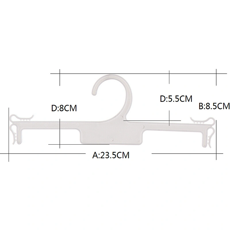 7023-24cm plastic expandable clothes hanger plastic folding clothes hanger