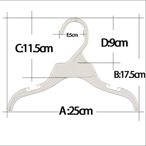 3121-25cm dry cleaning hanger hanger for wet clothes