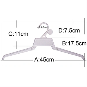 3135-44cm thin plastic hanger thick plastic hangers plastic clothes hangers