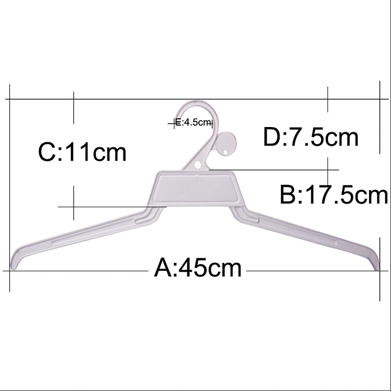 3135-44cm thin plastic hanger thick plastic hangers plastic clothes hangers
