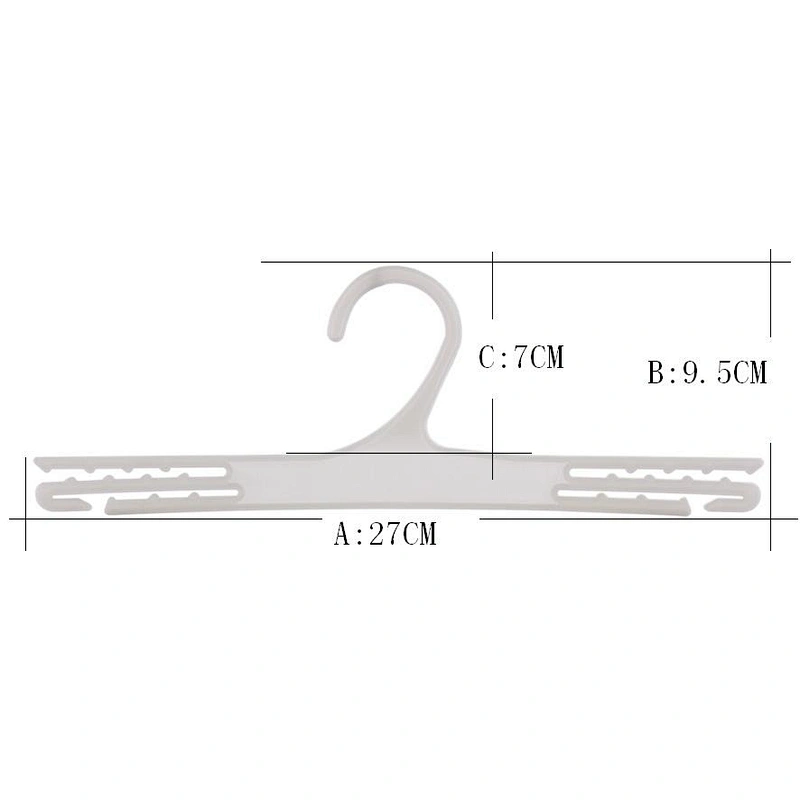7002-27.5cm plastic hanger manufacturer underwear hanger plastic coat hanger