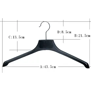 6601-43.5cm thick plastic hanget bedroom hanger