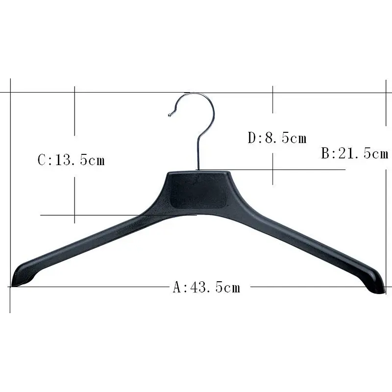 6601-43.5cm thick plastic hanget bedroom hanger