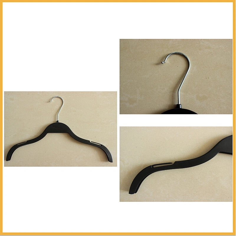 6023C-38cm plastic coat hanger hanger factory in china clothing hanger