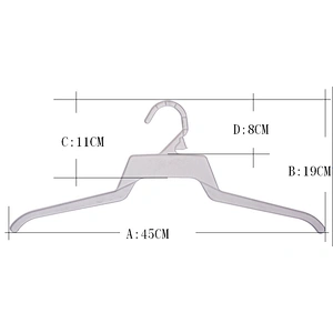 3124-44.5cm fancy clothes hanger clothes hanger weight