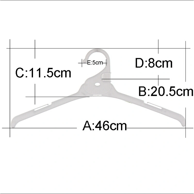 3141-46cm china supplier hanger made display hanger plastic cloth hanger