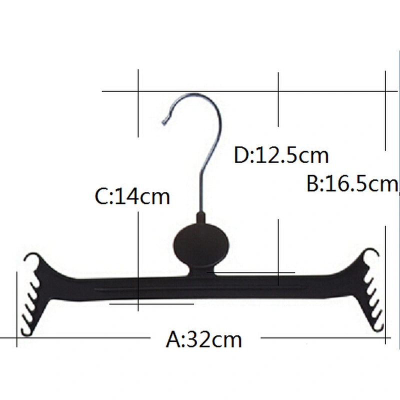 4152C-32cm plastic clothes hanger clips hanger made cloth hanger pants