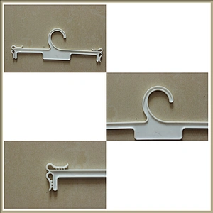 7023-24cm plastic expandable clothes hanger plastic folding clothes hanger