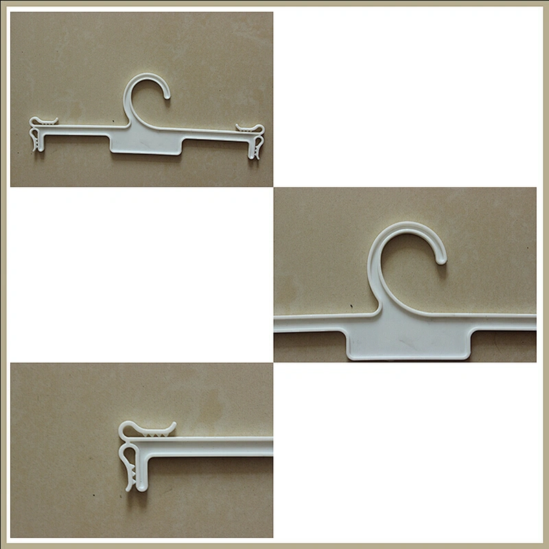 7023-24cm plastic expandable clothes hanger plastic folding clothes hanger