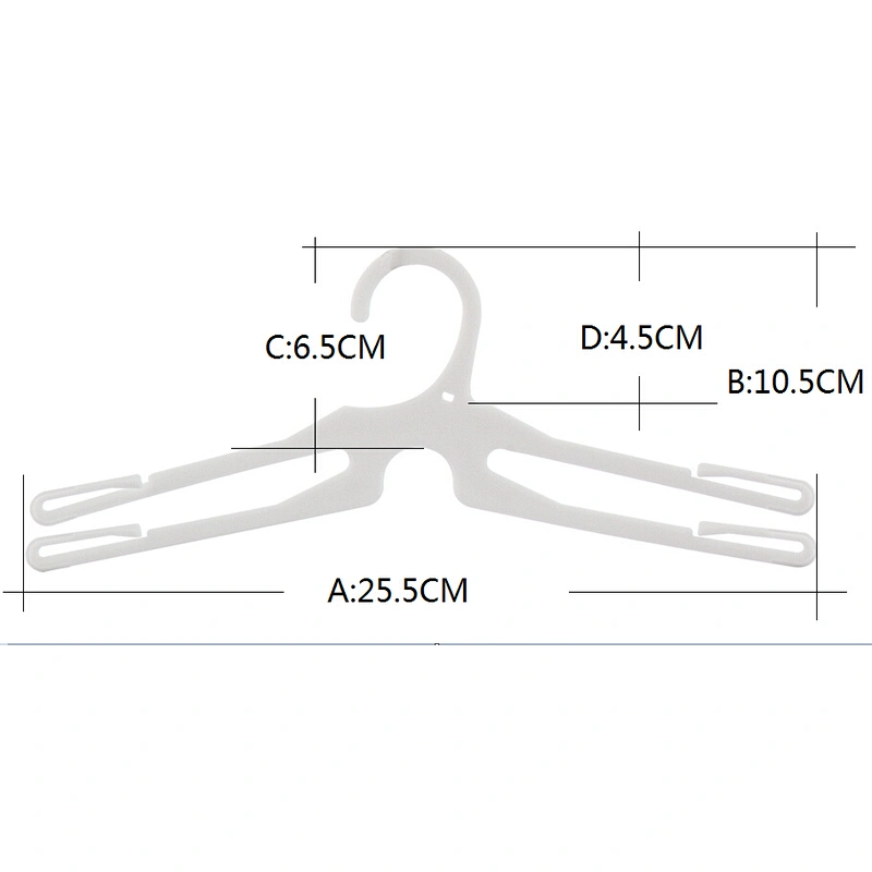 7005-25.5cm new style plastic coat hanger the hanger clothing brand plastic underwear hanger
