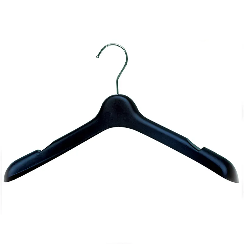 6609-39.5cm new product black suit hanger plastic clothes hanger for plastic coat hanger dimensions