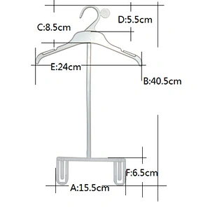4904-24*16*41cm combination hanger wetsuit hanger clothes hanger rack