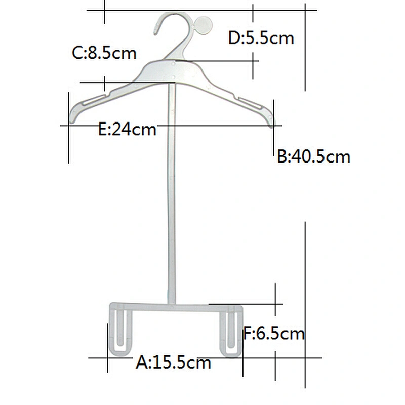 4904-24*16*41cm combination hanger wetsuit hanger clothes hanger rack