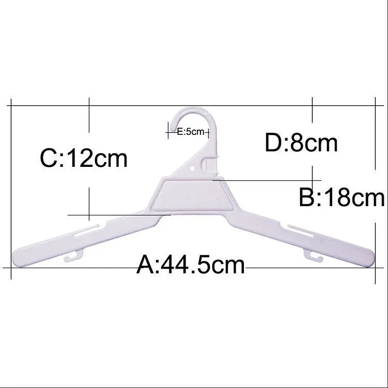3136-45cm hot Plastic Cloth Hanger with Good Quality for Display