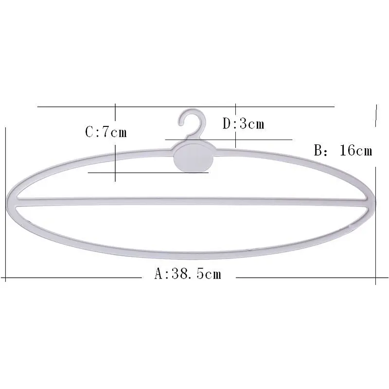 3960-39cm new product scarf hanger plasttic long light hanger
