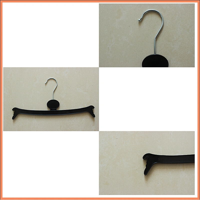 4151-26cm black yaohui hanger plastic no-clip hanger plastic pant hanger
