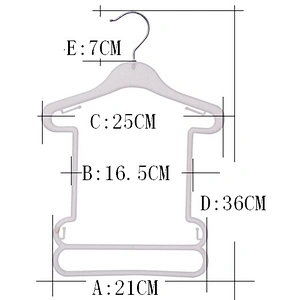 5009-25*21*36  cute infant clothes hangers