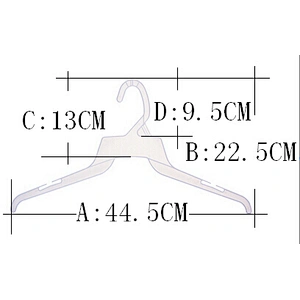 3127-45.5cm  plastic coat hanger dimensions dress hanger hanger plastic
