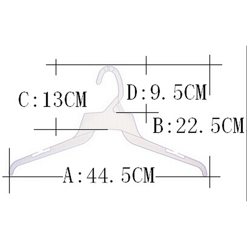 3127-45.5cm  plastic coat hanger dimensions dress hanger hanger plastic