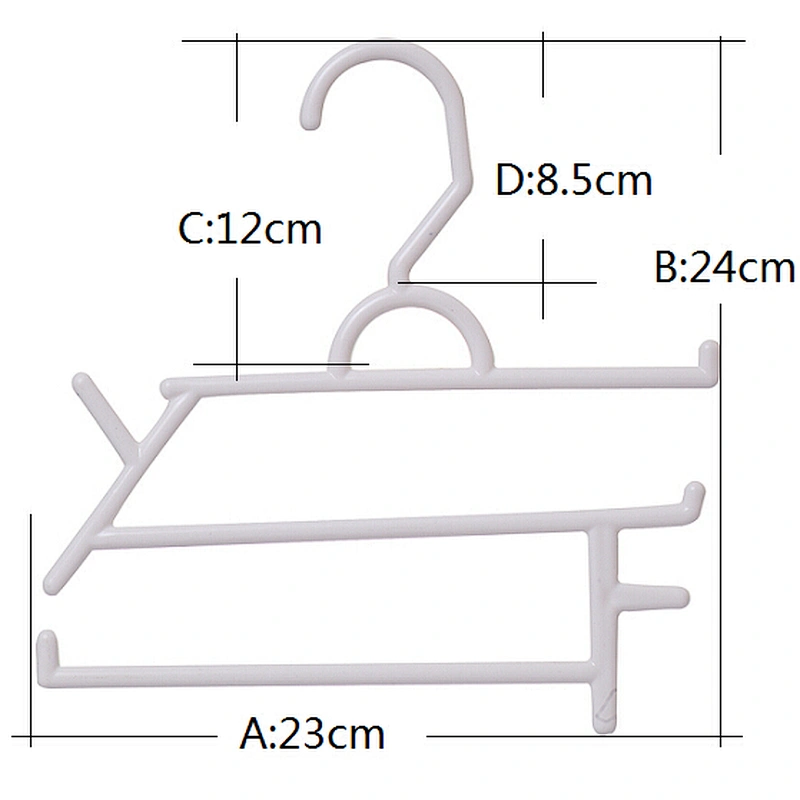 3856-23cm dry cleaner wire hanger plastic hanger for clothes
