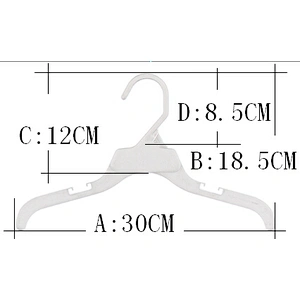 3121A-7-30cm plastic clothes hanger clips plastic coat hanger