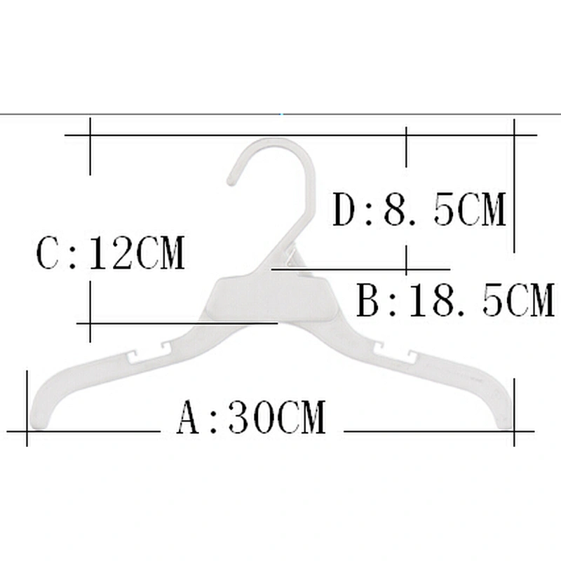 3121A-7-30cm plastic clothes hanger clips plastic coat hanger