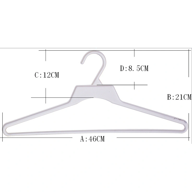 3957-45.5cm plastic size ring for hanger hanger made by PP hanger for jeans