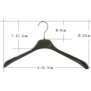 6614-41.5cm  coat hanger stand wall coat hanger plastic suit hanger