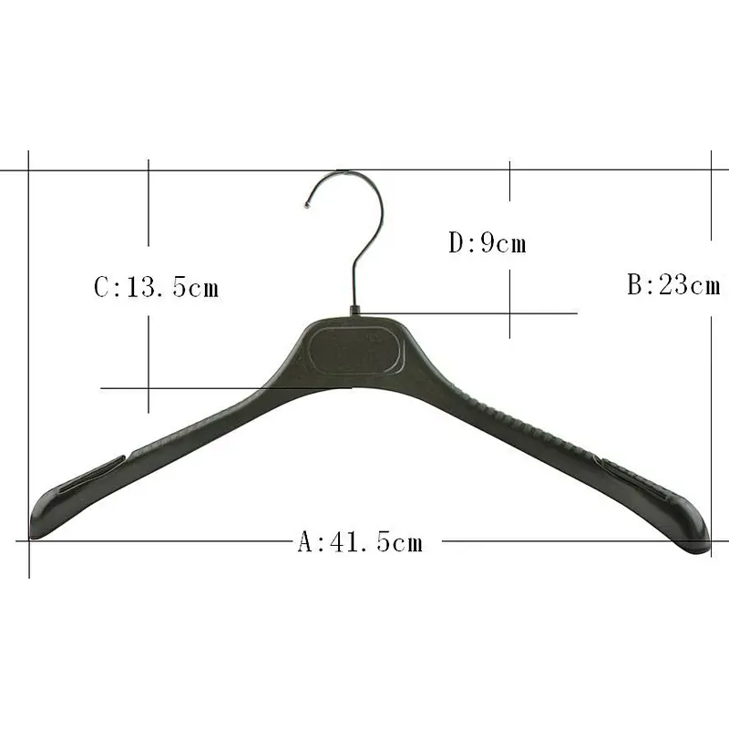 6614-41.5cm  coat hanger stand wall coat hanger plastic suit hanger