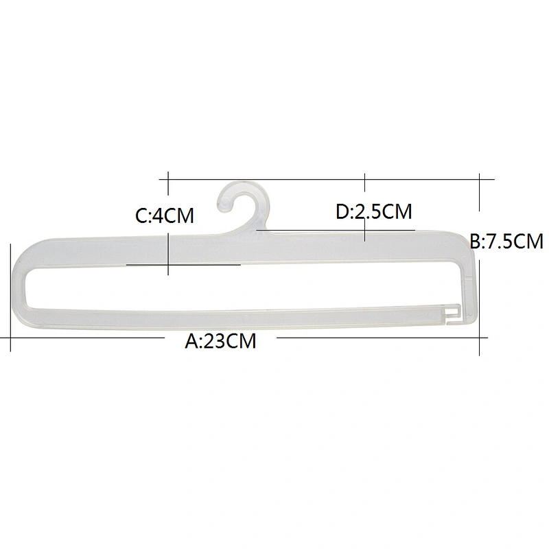 7011-23.4cm plastic hanger manufacturer clothes hanger weight plastic underwear hanger