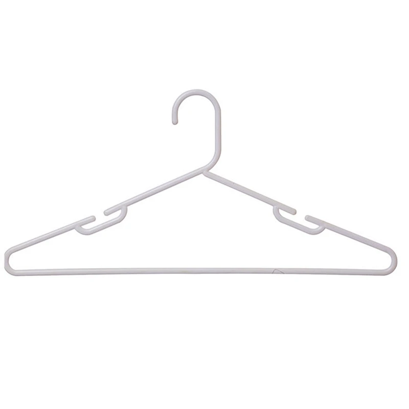 3902-45.5cm wire clothes hangers with plastic hook
