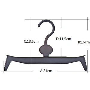 4153S-21cm clothes hanger patent coat hanger for pant skirt plastic hanger