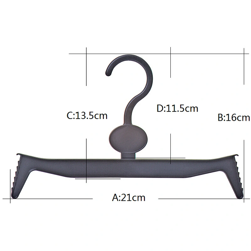 4153S-21cm clothes hanger patent coat hanger for pant skirt plastic hanger