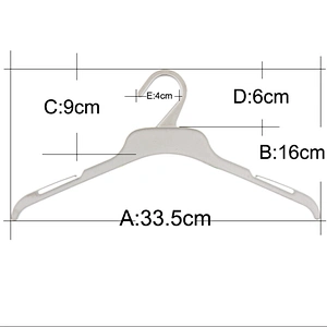 3132-33.5cm wire hanger plastic clothes hanger clips clothes hanger paper clip