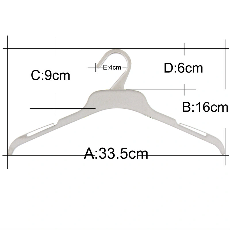 3132-33.5cm wire hanger plastic clothes hanger clips clothes hanger paper clip
