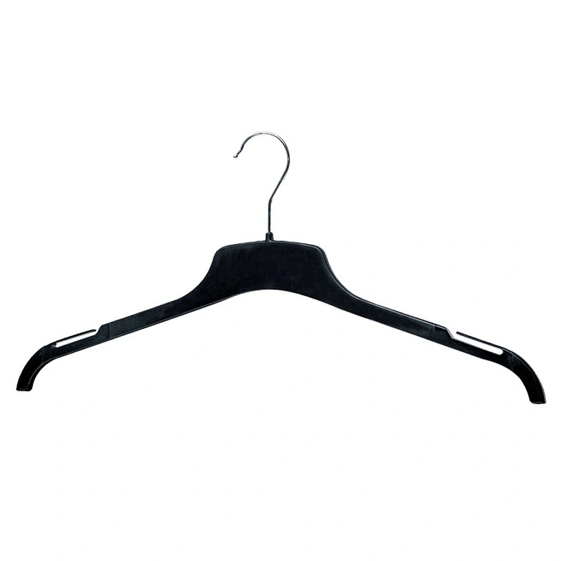 6004-43.5 multifunctional plastic belt hanger bedroom hanger thin plastic hanger with Metal Hook