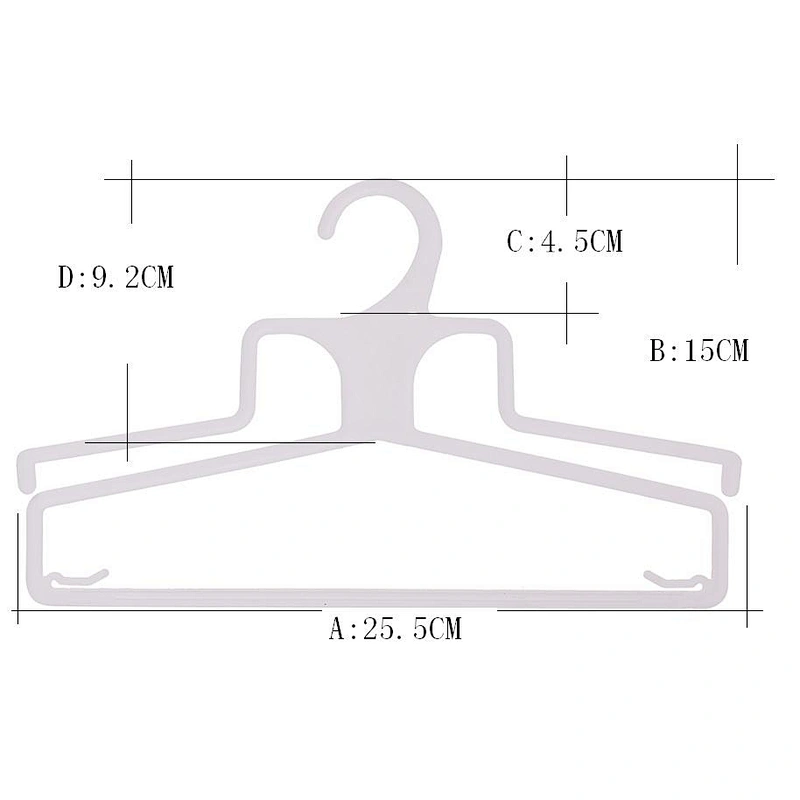 7018-26cm hot sale Swimwear hanger plastic hanger under wear hanger