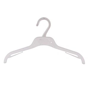 3152A-30cm  White Plastic Dress Hanger with Good Quality