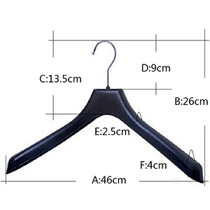 6612C-46cm plastic clothes hanger pegs non slip clothes hanger suit hanger