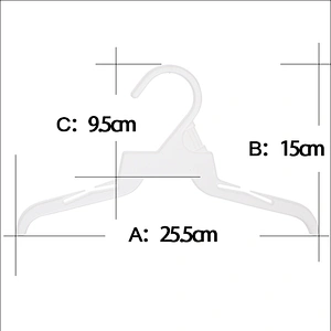 3107-25.5  plastic coated wire hanger thick plastic hangers