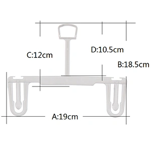 4753A-19*18.5 hot sale combination hanger used to children's clothes