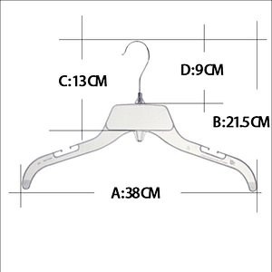 3406-38 metal hook hanger for light clothes coat hanger