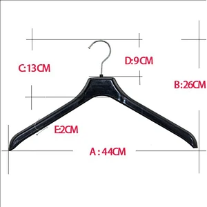 6603-44cm 44cm wedding clothes sale well metal hook suit plastic hanger