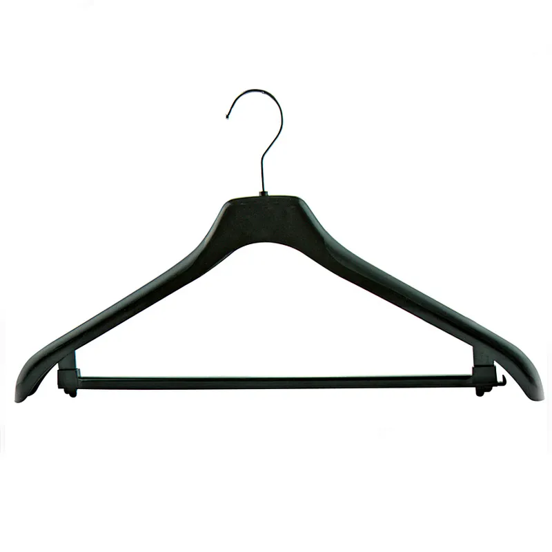 6604H-44.5cm trouser hanger metal wire hanger plastic coat hanger for suit wet clothes