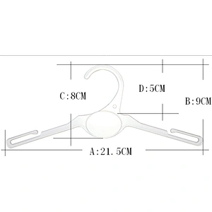7024-21cm new plastic hanger underwear hanger clip hanger