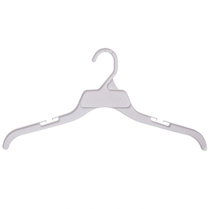 3121D-3-43cm  light plastic hanger coat hanger white plastic coat hangers