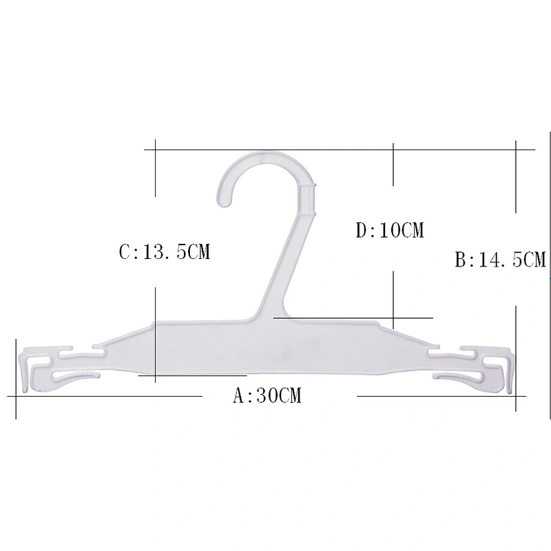 7014-30.5cm  the hanger clothing brand plastic hanger for underwear coat hanger