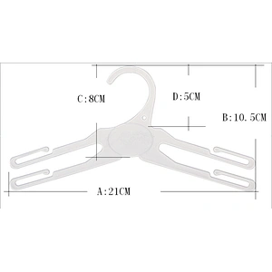 7025-21cm plastic hanger for underwear hanger for woman hot sale