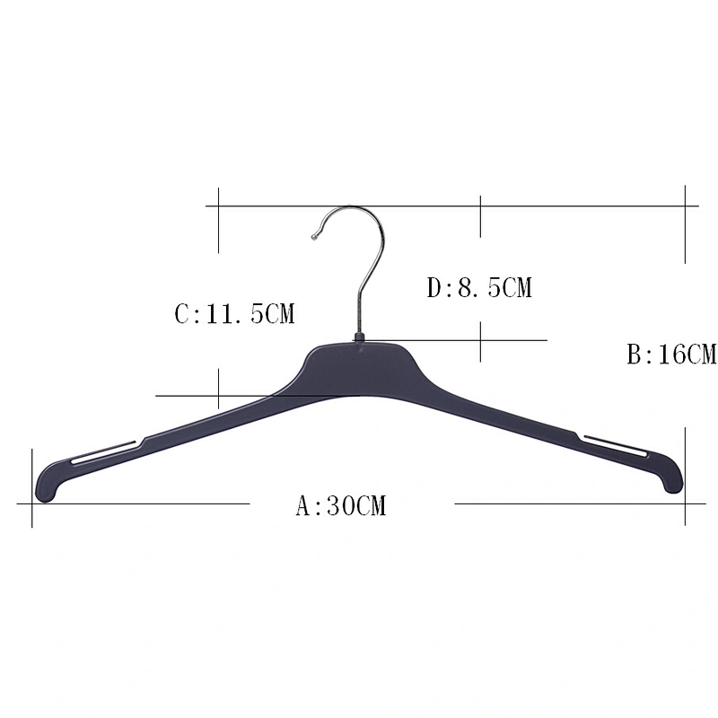3417A-30cm plastic bag with hanger plastic cloth hanger hanger factory in china